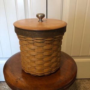 Longaberger Woodcrafts Canister